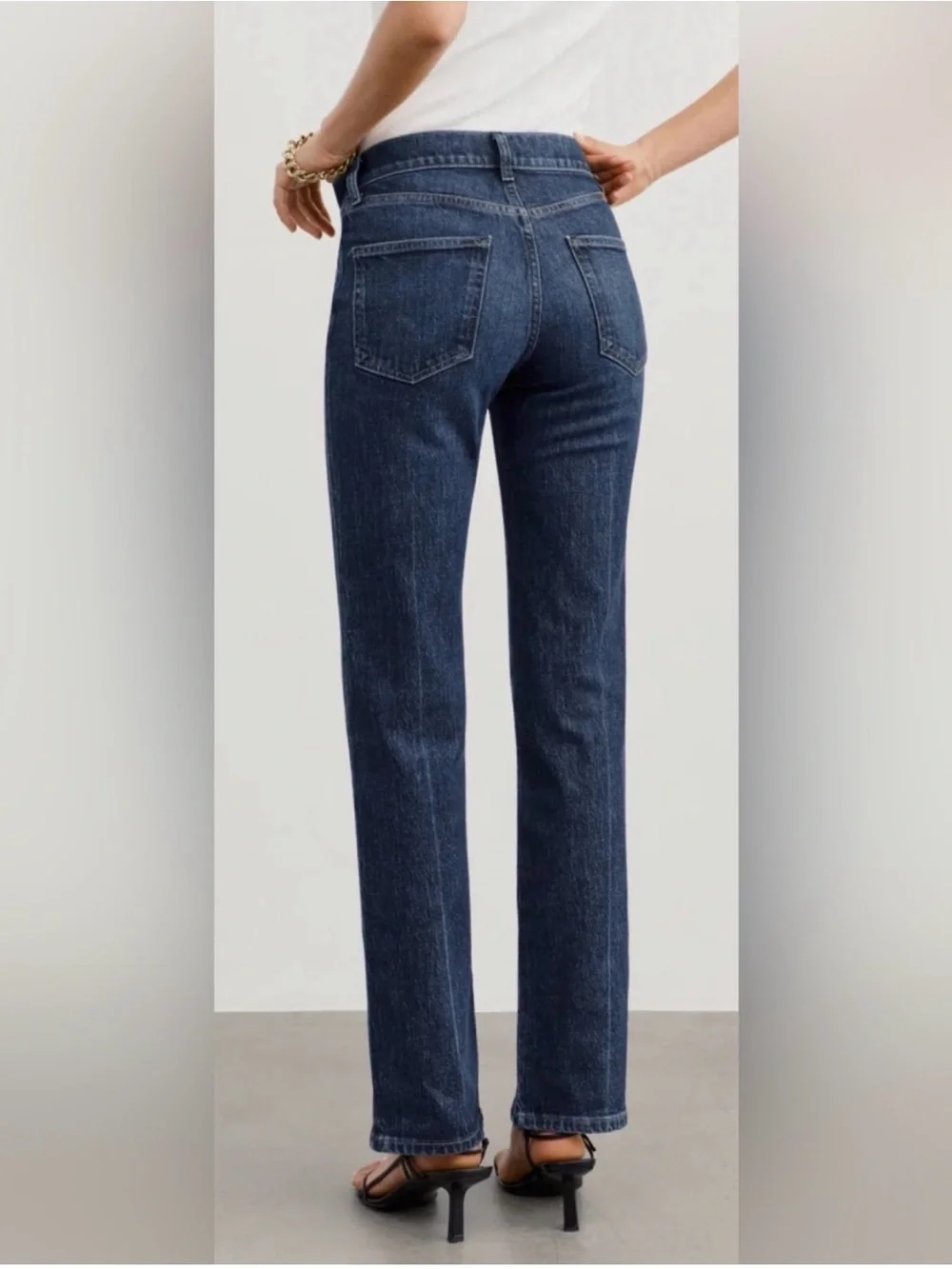 AYR Deep Indigo Straight-Leg Jeans